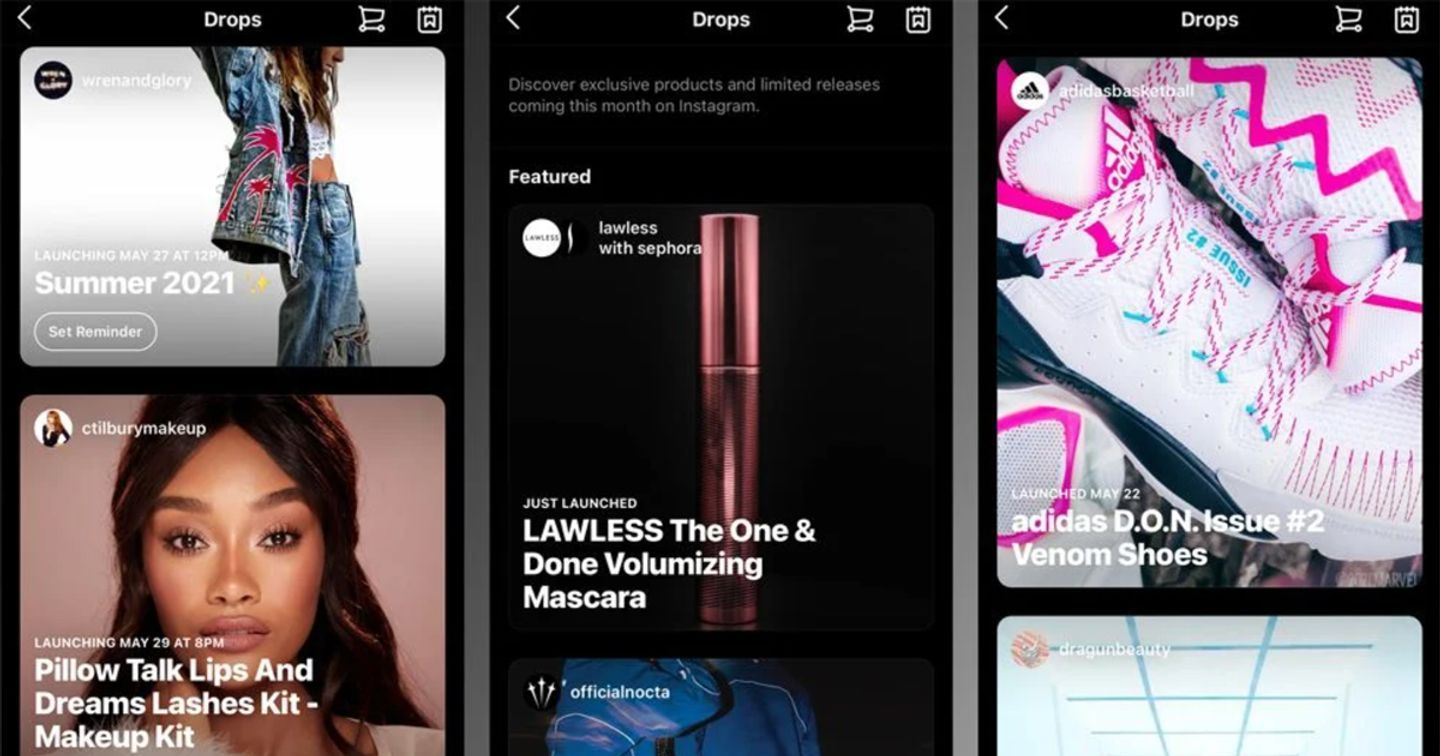 Instagram ra mắt "Drops" - Cơ hội mới cho ngành thương mại điện tử | Advertising Vietnam
